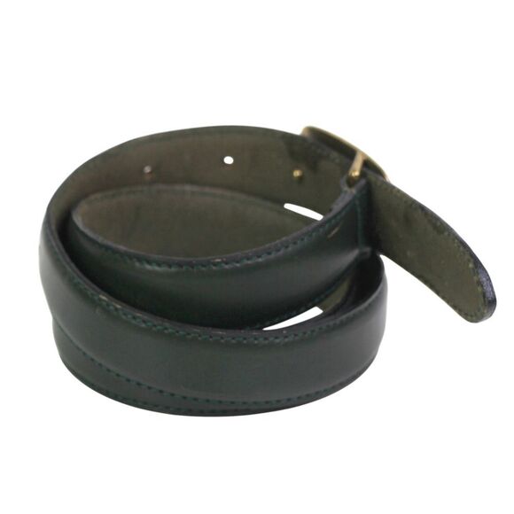 Talbots DARK GREEN REAL LEATHER 7/8\